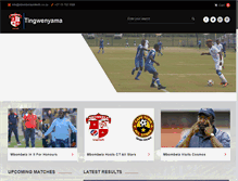 Tablet Screenshot of mbombelaunitedfc.co.za